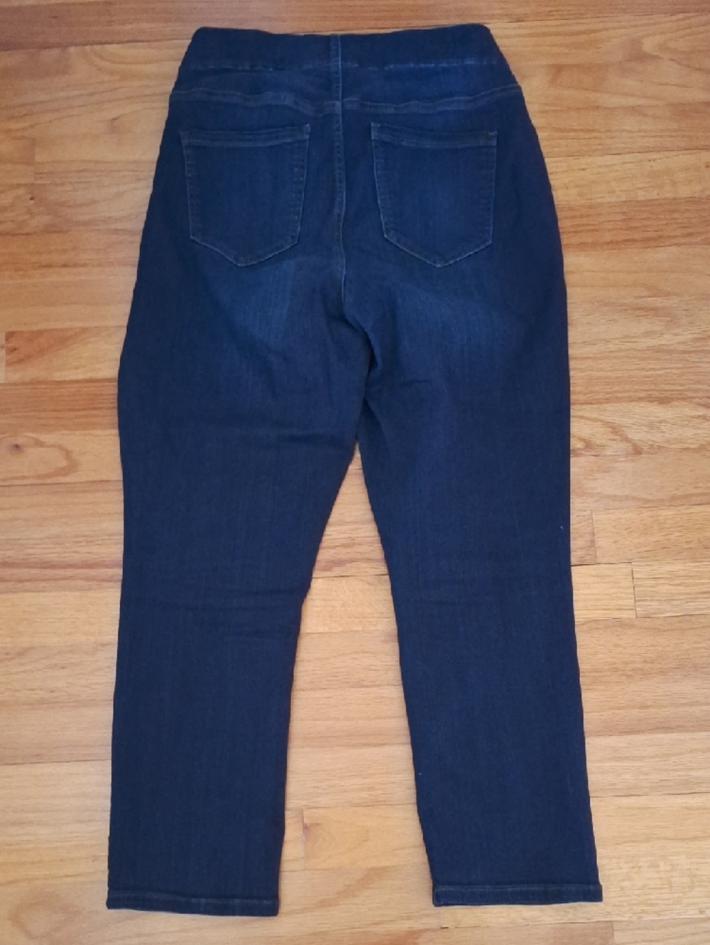 Liverpool Stretch Jeans Crop Jeans Womens 16 W Dark Denim Jeans - Picture 5 of 8